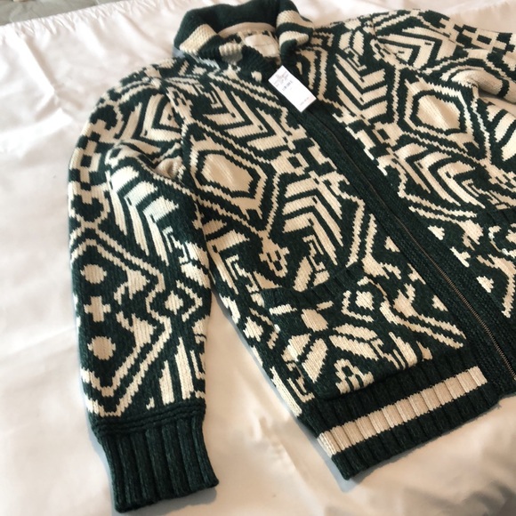 NWT Unisex American Eagle chunky sweater with zipper - Picture 2 of 6